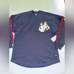 NWT Disney Parks Star Wars Spirit Jersey Small S I Know Blue
